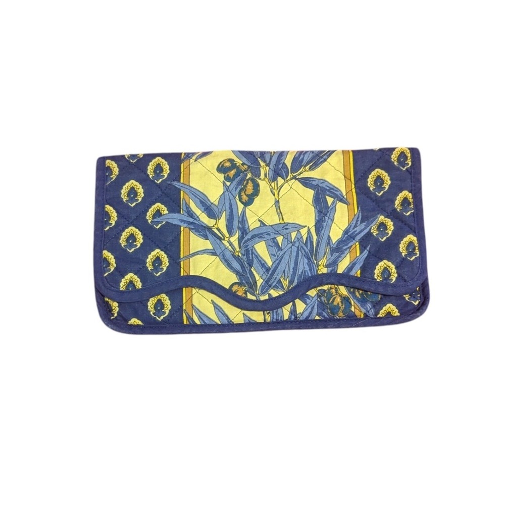 VTG Vera Bradley Rare Maison Blue Provence Quilted Bag‎ Checkbook Retired